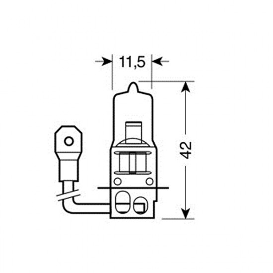 Lampa H3 XENON-BLUE 12V/100W 42mm 4.150Κ