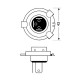 Lampa H4 ΑΛΟΓΟΝΟΥ 12V/60-55W 92mm P43t ΛΑΜΠΑ