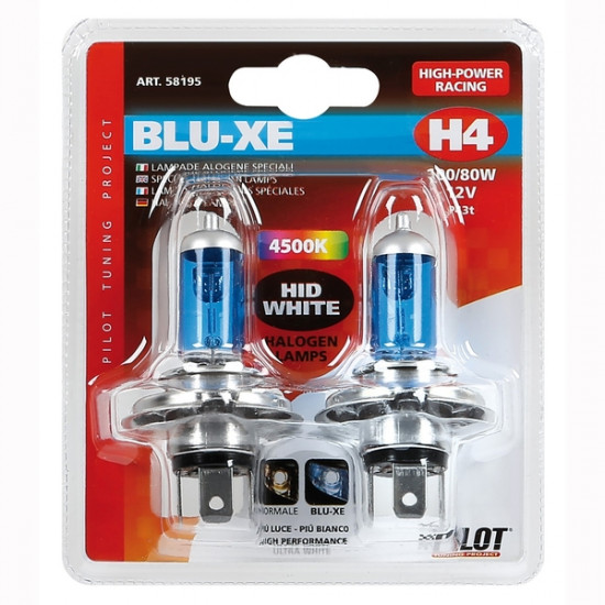 Lampa H4 XENON-BLUE 12V 100/80W 4.500Κ