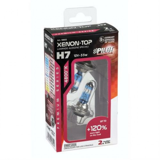 Lampa H7 12V 55W PX26d XENON TOP 4.800K +120-  2ΤΕΜ.