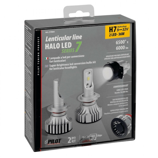 Lampa H7 9>32V 6.500K 6.000lm 72W PX26d HALO LED KIT SERIE 7 COMPAC 2ΤΕΜ (ΓΙΑ ΠΡΟΤΖΕΚΤΟΡΕΣ ΑΛΟΓΟΝΟΥ) Lampa H7 9>32V 6.500K 6.000lm 72W PX26d HALO LED KIT SERIE 7 COMPAC 2ΤΕΜ (ΓΙΑ ΠΡΟΤΖΕΚΤΟΡΕΣ ΑΛΟΓΟΝΟΥ)