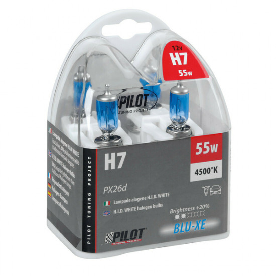 Lampa H7 XENON-BLUE 12V/55W 57mm 4.500Κ