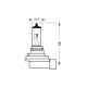 Lampa H8 12V 35W PGJ19-1 XENON ICE 5.000K 2ΤΕΜ.