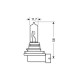 Lampa H9 12V 65W PGJ19-5 XENON ICE 5.000K 2ΤΕΜ.