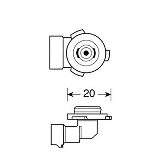 Lampa HB3 9005 BLUE ΧΕΝΟΝ 12V/65 4.500Κ