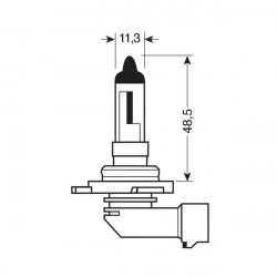 Lampa HIR2 12V 65W PX22d STANDARD LINE ΑΛΟΓΟΝΟΥ BLISTER 1ΤΕΜ.