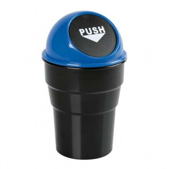Lampa ΚΑΔΟΣ ΑΠΟΡΡΙΜΑΤΩΝ ΑΥΤΟΚΙΝΗΤΟΥ PUSH-BIN (ΜΕ ΚΑΠΑΚΙ - ΜΠΛΕ/ΚΟΚΚΙΝΟ/ΠΡΑΣΙΝΟ/ΚΙΤΡΙΝΟ - 10 Χ 18 cm)