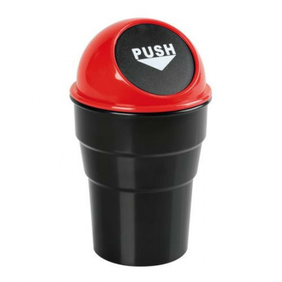 Lampa ΚΑΔΟΣ ΑΠΟΡΡΙΜΑΤΩΝ ΑΥΤΟΚΙΝΗΤΟΥ PUSH-BIN (ΜΕ ΚΑΠΑΚΙ - ΜΠΛΕ/ΚΟΚΚΙΝΟ/ΠΡΑΣΙΝΟ/ΚΙΤΡΙΝΟ - 10 Χ 18 cm)