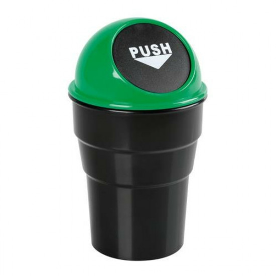 Lampa ΚΑΔΟΣ ΑΠΟΡΡΙΜΑΤΩΝ ΑΥΤΟΚΙΝΗΤΟΥ PUSH-BIN (ΜΕ ΚΑΠΑΚΙ - ΜΠΛΕ/ΚΟΚΚΙΝΟ/ΠΡΑΣΙΝΟ/ΚΙΤΡΙΝΟ - 10 Χ 18 cm)