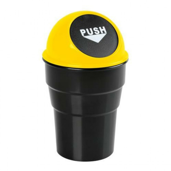 Lampa ΚΑΔΟΣ ΑΠΟΡΡΙΜΑΤΩΝ ΑΥΤΟΚΙΝΗΤΟΥ PUSH-BIN (ΜΕ ΚΑΠΑΚΙ - ΜΠΛΕ/ΚΟΚΚΙΝΟ/ΠΡΑΣΙΝΟ/ΚΙΤΡΙΝΟ - 10 Χ 18 cm)