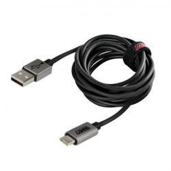 Lampa ΚΑΛΩΔΙΟ ΦΟΡΤΙΣΗΣ ΚΑΙ ΣΥΓΧΡΟΝΙΣΜΟΥ USB TYPE C ULTRA SPEED 480MB/S 200cm SILVER LINE