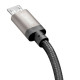 Lampa ΚΑΛΩΔΙΟ ΦΟΡΤΙΣΗΣ - ΣΥΓΧΡΟΝΙΣΜΟΥ MICRO USB SUPER RESISTANT 100cm ΜΑΥΡΟ