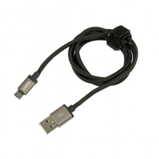 Lampa ΚΑΛΩΔΙΟ ΦΟΡΤΙΣΗΣ - ΣΥΓΧΡΟΝΙΣΜΟΥ MICRO USB SUPER RESISTANT 100cm ΜΑΥΡΟ