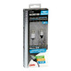 Lampa ΚΑΛΩΔΙΟ ΦΟΡΤΙΣΗΣ - ΣΥΓΧΡΟΝΙΣΜΟΥ MICRO USB SUPER RESISTANT 100cm SILVER LINE