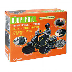 Lampa ΚΑΛΥΜΜΑ ΟΔΗΓΟΥ/ΦΟΡΕΤΗ ΠΟΔΙΑ ΜΗΧΑΝΗΣ BODY-MATE UNIVERSAL (ΜΑΥΡΟ/CORDURA/ΑΔΙΑΒΡΟΧΟ)