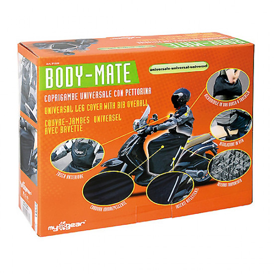 Lampa ΚΑΛΥΜΜΑ ΟΔΗΓΟΥ/ΦΟΡΕΤΗ ΠΟΔΙΑ ΜΗΧΑΝΗΣ BODY-MATE UNIVERSAL (ΜΑΥΡΟ/CORDURA/ΑΔΙΑΒΡΟΧΟ)
