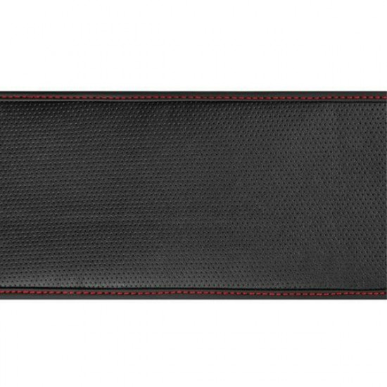 Lampa ΚΑΛΥΜΜΑ ΤΙΜΟΝΙΟΥ ΦΟΡΤΗΓΟΥ 46/48cm (L) SKIN-COVER ΜΑΥΡΟ ΜΕ ΚΟΚΚΙΝΗ ΡΑΦΗ ΕΛΑΣΤΙΚΟ 2mm ΠΑΧΟΣ