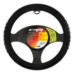Lampa ΚΑΛΥΜΜΑ ΤΙΜΟΝΙΟΥ GEL GRIP (M) 37/39cm ΜΙΚΡΟΙΝΕΣ/ΤΖΕΛ ΜΑΥΡΟ ΑΟΣΜΟ ECO-FRIENDLY