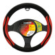 Lampa ΚΑΛΥΜΜΑ ΤΙΜΟΝΙΟΥ SILVERSTONE (M) 37/39 cm CARBON /ΜΑΥΡO-ΚΟΚΚΙΝΟ ΔΕΡΜΑΤΙΝΗ ΑΟΣΜΟ ECO-FRIENDLY