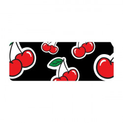 Lampa ΚΑΛΥΜΜΑ ΤΙΜΟΝΙΟΥ SKIN-COVER CHERRY-CILIEGE(ΚΕΡΑΣΙΑ) 38/40cm(M) ΜΑΥΡΟ ΕΛΑΣΤΙΚΟ ΠΟΛΥΕΣΤΕΡΙΚΟ 2mm ΠΑΧΟΣ
