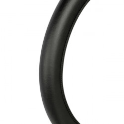 Lampa ΚΑΛΥΜΜΑ ΤΙΜΟΝΙΟΥ SKIN-COVER ΔΕΡΜΑΤΙΝΟ 35/37cm (S) ΜΑΥΡΟ ΕΛΑΣΤΙΚΟ 2mm ΠΑΧΟΣ