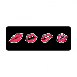 Lampa ΚΑΛΥΜΜΑ ΤΙΜΟΝΙΟΥ SKIN-COVER LIPS-LABBRA (ΧΕΙΛΗ) 38/40cm (M) ΜΑΥΡΟ ΕΛΑΣΤΙΚΟ ΠΟΛΥΕΣΤΕΡΙΚΟ 2mm ΠΑΧΟΣ