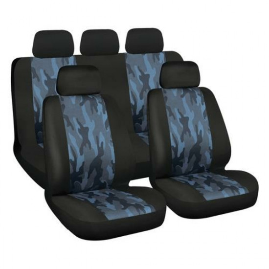 Lampa ΚΑΛΥΜΜΑΤΑ ΚΑΘΙΣΜΑΤΩΝ CAMO NAVY FASHION-TREND SERIES ΠΑΡΑΛΛΑΓΗΣ ΣΕΤ