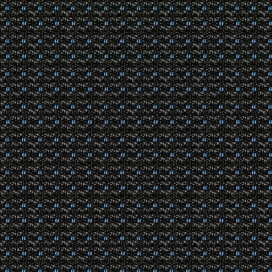 Lampa Καλύμματα Καθισμάτων Dots-1,  χωρίς επανατυλικτήρα ζώνης - Μαύρο / Μπλε