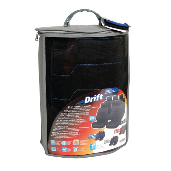 Lampa ΚΑΛΥΜΜΑΤΑ ΚΑΘΙΣΜΑΤΩΝ DRIFT ΠΟΛΥΕΣΤΕΡΙΚΑ ΜΑΥΡΑ/ΜΠΛΕ ΜΕ 5 ΠΡΟΣΚΕΦΑΛΑ- ΣΕΤ
