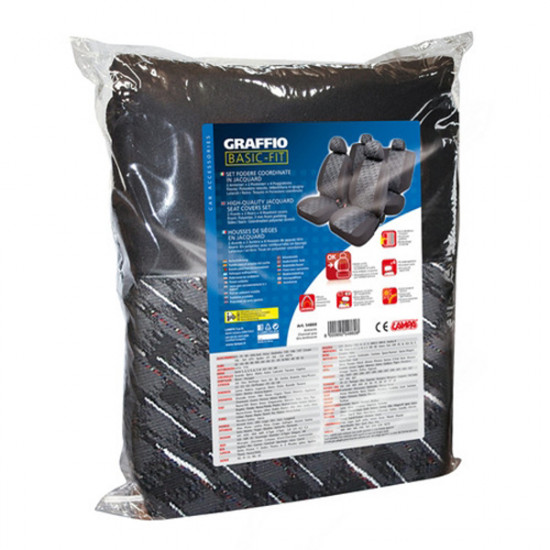 Lampa ΚΑΛΥΜΜΑΤΑ ΣΕΤ GRAFIO POLYESTER ΓΡΑΦΙΤΗΣ