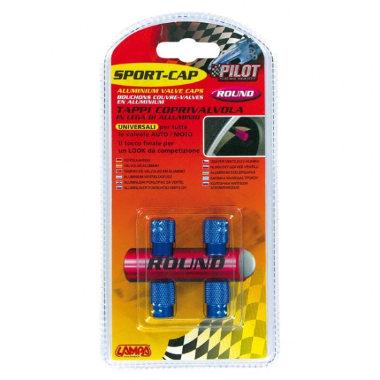 Lampa ΚΑΠΑΚΙΑ ΒΑΛΒΙΔΩΝ SPORT-CAP ΜΠΛΕ 4 ΤΕΜ.