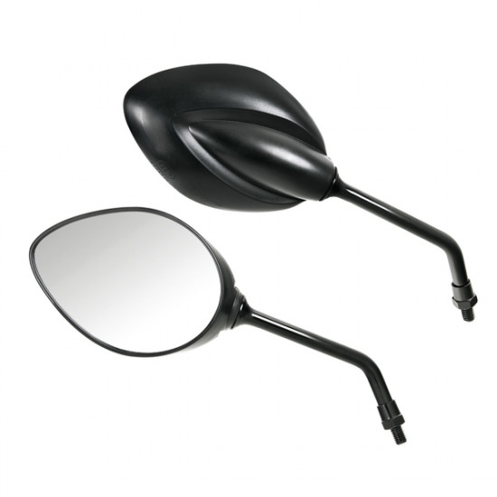 Lampa ΚΑΘΡΕΦΤΕΣ ΜΟΤΟ TORI M8x1,25 ΜΑΥΡΟΙ 2ΤΕΜ.