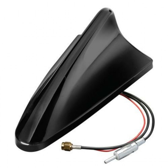 Lampa ΚΕΡΑΙΑ ΚΑΡΧΑΡΙΑΣ AERO-FIN 3 12V ΜΑΥΡΗ AM/FM/GPS ΜΕ ΕΝΙΣΧΥΤΗ ΣΗΜΑΤΟΣ 78x148x59mm