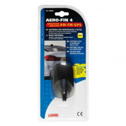 Lampa ΚΕΡΑΙΑ ΚΑΡΧΑΡΙΑΣ AERO-FIN 4 12V ΜΑΥΡΗ AM/FM/GPS ΜΕ ΕΝΙΣΧΥΤΗ ΣΗΜΑΤΟΣ 55x85x64mm
