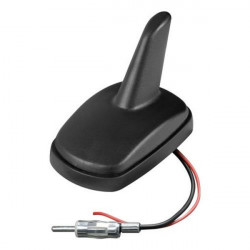 Lampa ΚΕΡΑΙΑ ΚΑΡΧΑΡΙΑΣ AERO-FIN 4 12V ΜΑΥΡΗ AM/FM ΜΕ ΕΝΙΣΧΥΤΗ ΣΗΜΑΤΟΣ 55x85x64mm