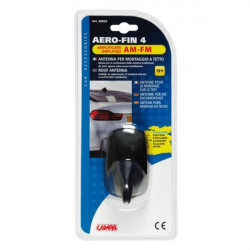 Lampa ΚΕΡΑΙΑ ΚΑΡΧΑΡΙΑΣ AERO-FIN 4 12V ΜΑΥΡΗ AM/FM ΜΕ ΕΝΙΣΧΥΤΗ ΣΗΜΑΤΟΣ 55x85x64mm
