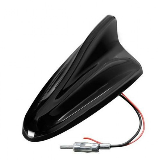 Lampa ΚΕΡΑΙΑ ΚΑΡΧΑΡΙΑΣ AERO-FIN 8 12V ΜΑΥΡΗ AM/FM ΜΕ ΕΝΙΣΧΥΤΗ ΣΗΜΑΤΟΣ 86x170x70mm