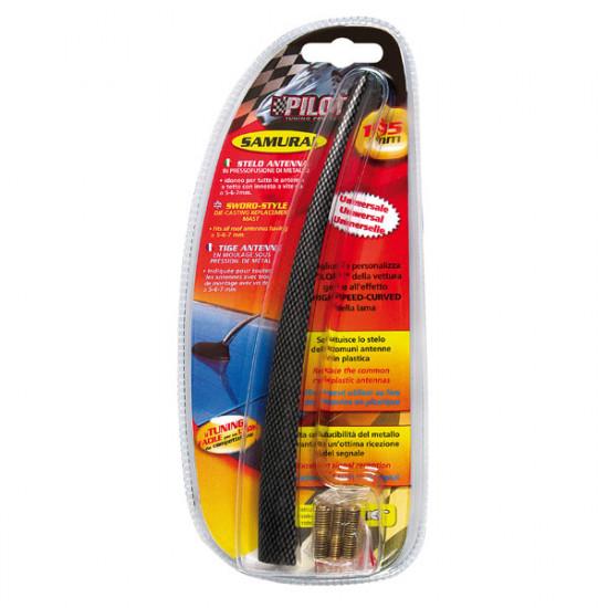 Lampa ΚΕΡΑΙΑ ΟΡΟΦΗΣ SAMURAI LONG (CARBON - 19,5 cm - Φ 5/6/7 mm)