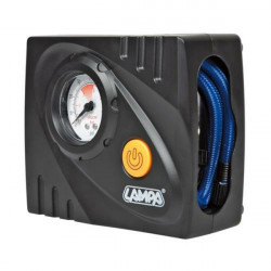 Lampa Κομπρεσέρ Ελαστικών 12V 450ml με υγρό επισκευής 450ml Μανόμετρο - Μετρητή Πίεσης