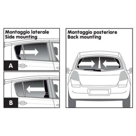 Lampa ΚΟΥΡΤΙΝΑΚΙΑ ΠΛΑΙΝΑ LIMOUSINE (M) 37/42x70cm 2ΤΕΜ.