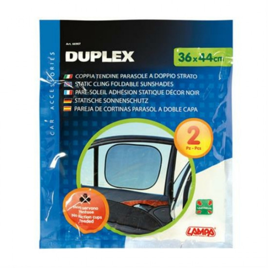 Lampa ΚΟΥΡΤΙΝΑΚΙΑ ΠΛΑΙΝΑ ΣΤΑΤΙΚΑ DUPLEX 44 Χ 36 cm (ΧΩΡΙΣ ΒΕΝΤΟΥΖΕΣ)  - 2 ΤΕΜ.