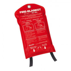 Lampa ΚΟΥΒΕΡΤΑ ΔΙΑΣΩΣΗΣ FIRE-BLANKET ΑΠΟ ΦΩΤΙΑ/ΠΥΡΚΑΓΙΑ ΓΙΑ ΜΙΑ ΧΡΗΣΗ (100 X 100 cm) - 1 ΤΕΜ.