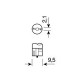 Lampa ΛΑΜΠΑ ΑΚΑΛΥΚΗ 12V/W3W 3W