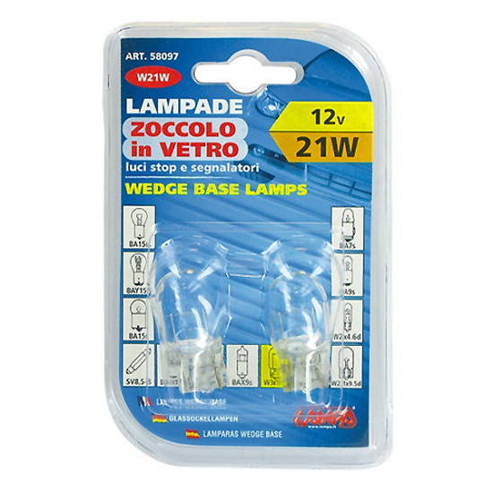 Lampa ΛΑΜΠΑ ΑΚΑΛΥΚΗ ΓΙΓΑΣ 12V/W21W