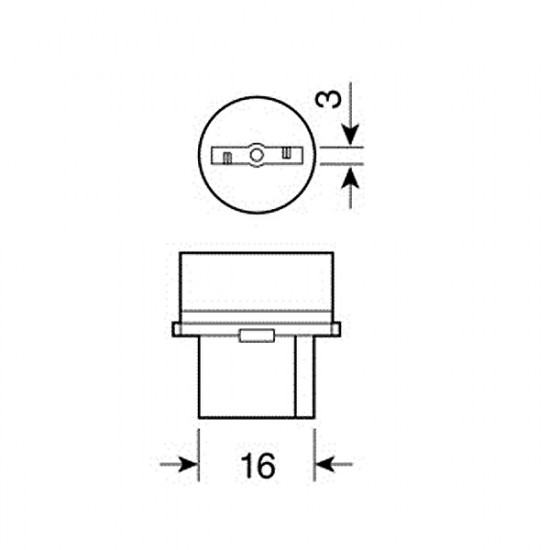 Lampa ΛΑΜΠΑ ΑΚΑΛΥΚΗ ΓΙΓΑΣ 12V/W21W