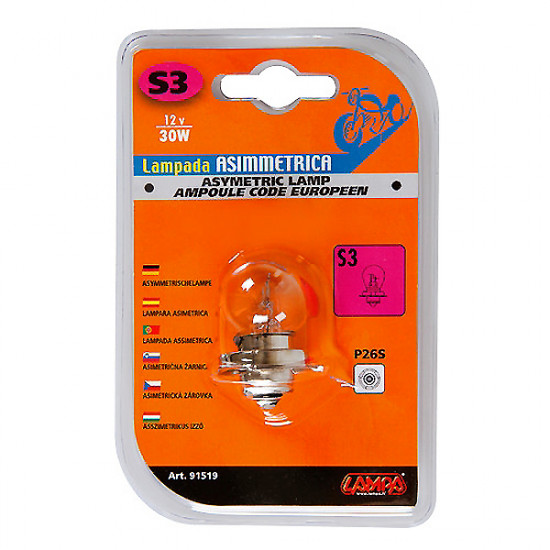 Lampa ΛΑΜΠΑ ΑΛΟΓΟΝΟΥ S3 12V/30W P26s
