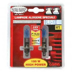 Lampa ΛΑΜΠΑ H1 24V 100W Blue-Xenon (P14,5s) 4500K