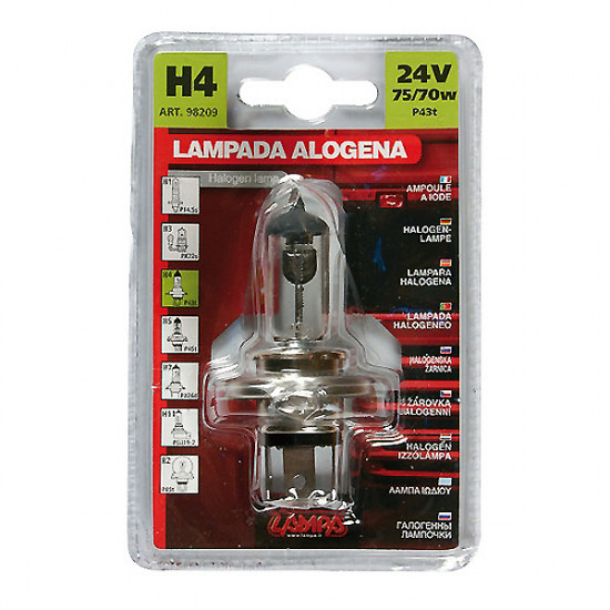Lampa ΛΑΜΠΑ H4 24V 70/75W (P43t)