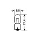 Lampa ΛΑΜΠΑ ΜΙΝΙΟΝ 12V/4W (T4W)