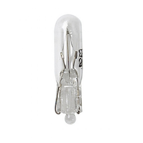 Lampa ΛΑΜΠΑ ΨΕΙΡΑ ΑΚΑΛΥΚΗ 12V/1.2W Τ5 W2x4.6d ΔΙΑΦΑΝΗ 10τεμ.